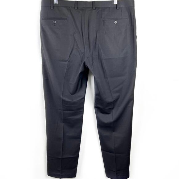 Van Heusen Black Pleated Trousers 40x32 Formal Dress Pants - Picture 8 of 8